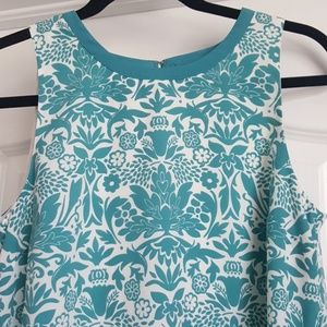 Loft floral swing dress